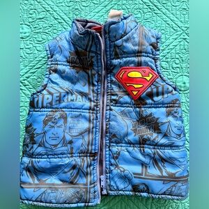 DC Comics Superman Kids Costume Vest - Blue and Red